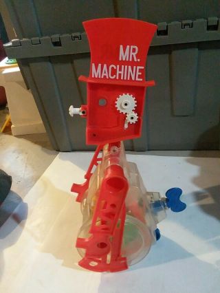 Vintage Toy Antique Ideal Mr.  Machine Robot Rolling Wind - Up Rare