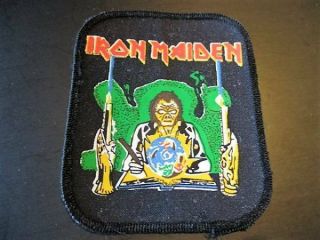 Iron Maiden Print Patch Seventh Son Of A Seventh Son Deadstock Vintage Yu815