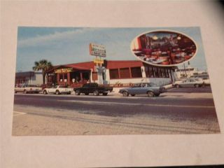 Vintage Postcard The Olympic Flame Restaurant & Pancake House Myrtle Beach Sc