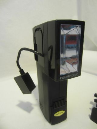 POLAROID Polartronic electronic flash 2350 with stand & booklet VINTAGE 5