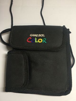Gameboy Color Nintendo Carrying Case Strap Travel Game Boy Bag Pouch Vintage