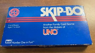 Vintage 1986 Skip - Bo Game By International,  Complete,  No.  1050,