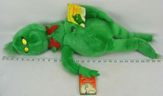 Vintage Dr Seuss The Grinch 28 inch Plush Doll Christmas Macys Exclusive 1997 4