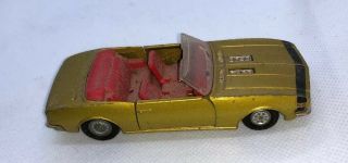 Vintage Corgi Toys Chevrolet Camaro Ss Green Die - Cast Car