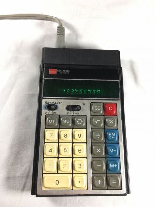 Vintage Sharp Elsi Mate Calculator Model El - 1106s - Good