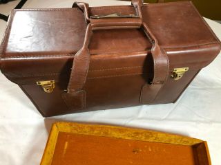 Vintage Homa Top Grain Leather Camera Carry Bag Konica Nicon Cannon 2