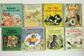 8 Vintage Little Golden Books About Animals Hardcovers 2