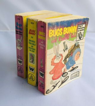Vintage 1960 - 1970’s Bugs Bunny Flip - It Cartoons Books A Big Little Book Whitman