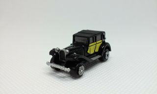 Vintage Micro Machines Bugatti Royale Black Car 1.  5 " Vehicle Galoob 1987