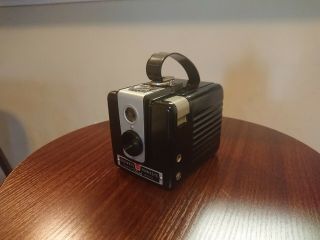 Vintage Kodak Brownie Hawkeye Camera Flash Model with Kodalite Flash & 5 Bulbs 3
