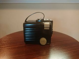 Vintage Kodak Brownie Hawkeye Camera Flash Model with Kodalite Flash & 5 Bulbs 4