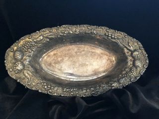 Vintage Antique Silver Candy Dish
