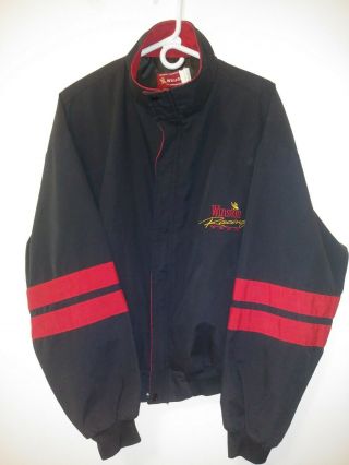 Vintage Winston Racing Team Jacket/coat Black/red Nascar Men 