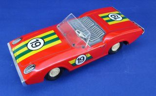 Vintage Tin Rally Car Made In Ddr Eastern Germany Friction 1970 