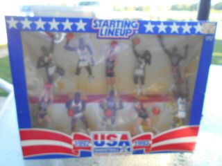 Vintage 1992 Dream Team Usa Basketball Hasbro Starting Lineup 10 Figure Set Nba