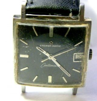 Eterna Matic Centenaire Date Swiss Made Mens Wrist Watch