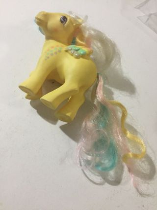 My Little Pony G1 Ringlet Rainbow Curl Concave Feet Factory Curl Vintage 1984