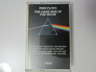 Pink Floyd Cassette Dark Side Of The Moon Vintage Capitol 1973