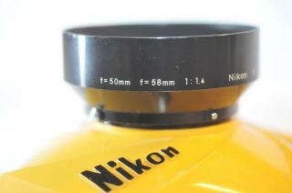 Nikon F 50m F/1.  4 58mm F/1.  4 Metal Lens Hood Vintage Check It Out