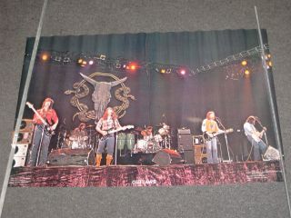 The Outlaws - Southern Country Rock Band Live In Concert Vintage Poster