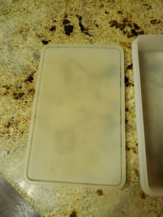 VINTAGE TUPPERWARE 794 BACON DELI CHEESE KEEPER WITH 795 LID SHEAR 6 
