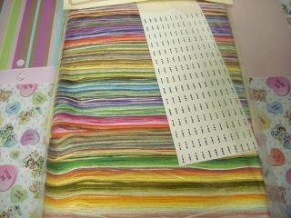 Dmc 360 Vintage Colors Craftways Needlepoint Floss Yarn Cross Stitch Samples