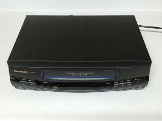 Vintage Panasonic Pv - V8450 4 - Head Vhs Vcr Player