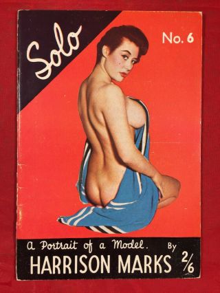 Vtg 50’s Harrison Marks Solo 6 Rochelle Lofting Spicy Nude Girlie Risqué Pinups