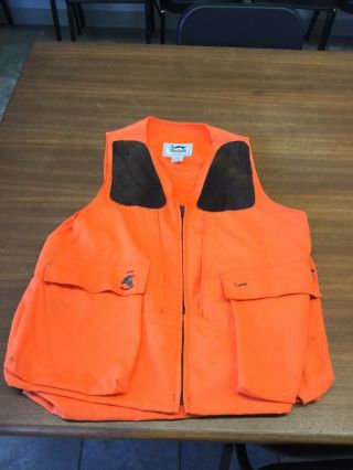 Duxbak Quail Unlimited Vest Size L.  Thinsulate Winter Hat Med.  With Suspenders