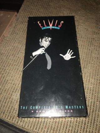 Vintage Elvis Presley The Complete 50 " S Masters 5 Cd Set With Book And Stamps