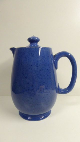 Vintage Moorcroft Blue Pottery Coffee Pot Teapot