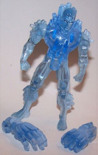 Vintage 1995 Marvel X - Men Iceman Ii Invasion Series Action Figure By Toy Biz