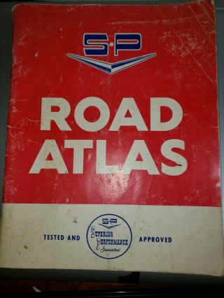 Vtg Rand Mcnally Superior Performance Road Atlas United States 1956