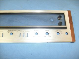 Vintage Pioneer Stereo Receiver SX - 737 Faceplate Front w/ glass 3