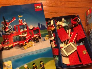 Vintage Lego RSQ911 Fire Control Center 6389 w/ Box and Instructions 4