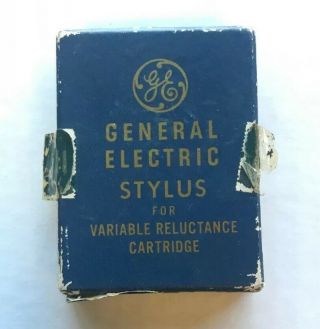 Rare Vintage Ge General Electric Stylus Variable Reluctance Cartridge Rpj - 010a