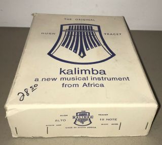 Vintage Hugh Tracey 15 Key Alto Kalimba Thumb Piano South Africa 1966