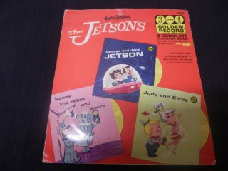 Vintage Hanna Barbera The Jetsons 3 On 1 Little Golden Record 45 Rpm