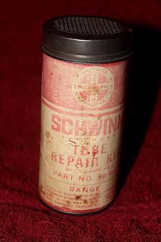 Vintage Schwinn Bicycle Tube Repair Kit Part No.  60 406/advertising