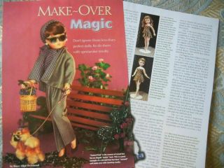 4p Doll Restoration Article,  Pics - How To Make Over A Vtg Alexander Cissy Doll