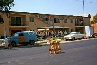 Vintage Slide Sl85 ☆ 1971 La San Fernando Earthquake Apts Van Car 904a