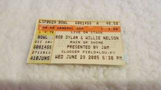 Bob Dylan and Willie Nelson Concert Poster 2005 14 