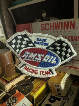 Vintage Dave Watson Amsoil Racing Team Patch