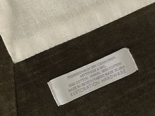 1 Restoration Hardware Vintage Velvet Curtain Drape Rod Pocket Brown Mink 50x94 2