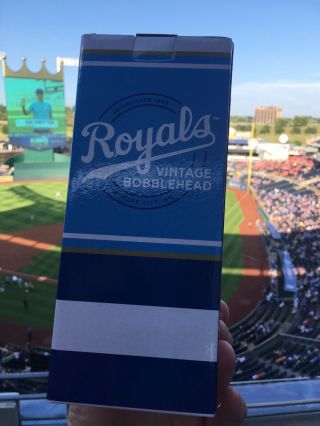 KC Kansas City Royals Bobblehead Vintage Classic SGA MLB 2019 Promotion 5