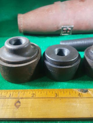 Vintage Greenlee No.  735 Knockout Punch Set With Leather Pouch and,  3/4 PUNCH SET 3
