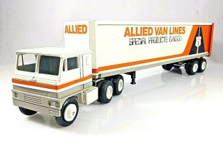 Vintage 1974 Winross Allied Van Lines Truck,  Trailer 1:64 W/box