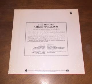 VINTAGE FRANK SINATRA CHRISTMAS LP RECORD ALBUM RARE YELLOW RED CAPITOL SM - 894 2