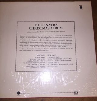 VINTAGE FRANK SINATRA CHRISTMAS LP RECORD ALBUM RARE YELLOW RED CAPITOL SM - 894 3