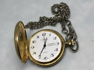 Antique Vintage Majestron Pocket Watch With Chain